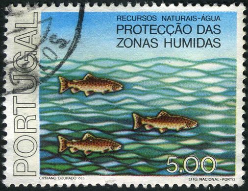 Portugal - 1976 - Recursos Naturais Agua Proteccao das Zonas Humidas - 5.00