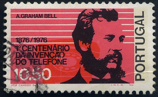 Portugal - 1976 - Centenario Invencao Telefone Graham Bell - 10Esc50