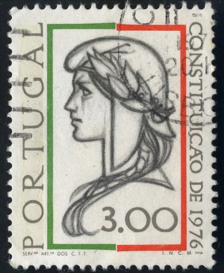 Portugal - 1976 - Constituicao da Republica - 3Esc