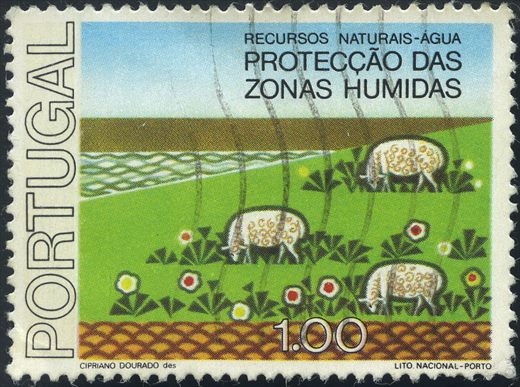 Portugal - 1976 - Recursos Naturais Agua Proteccao das Zonas Humidas - 1.00