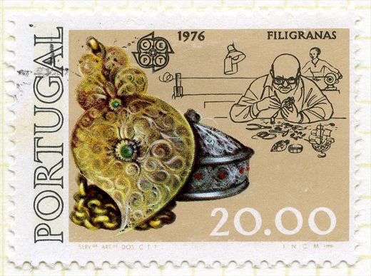 Portugal - 1976 - Europa CEPT Artesanato Filigranas - 20Esc00