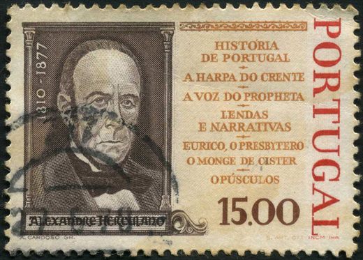 Portugal - 1977 - Centenario da Morte de Alexandre Herculano - 15Esc
