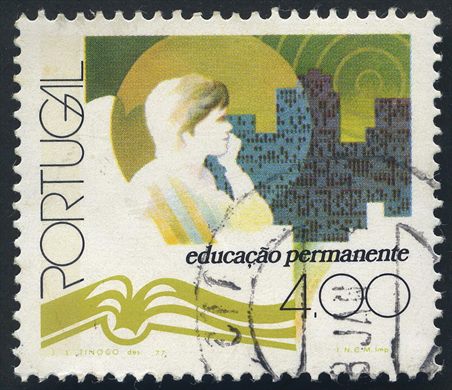 Portugal - 1977 - Educacao Permanente - 4 00Esc
