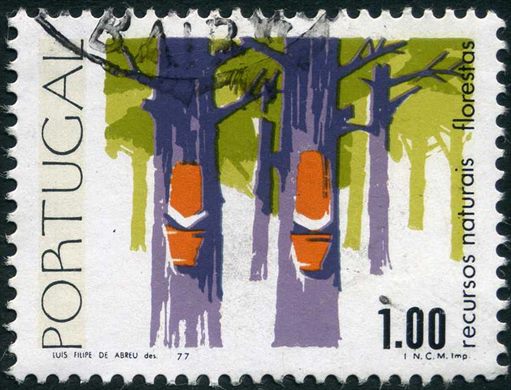 Portugal - 1977 - Recursos Naturais Florestas - 1.00