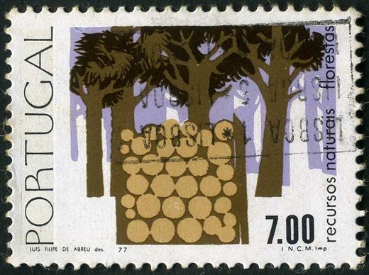 Portugal - 1977 - Recursos Naturais Florestas - 7.00