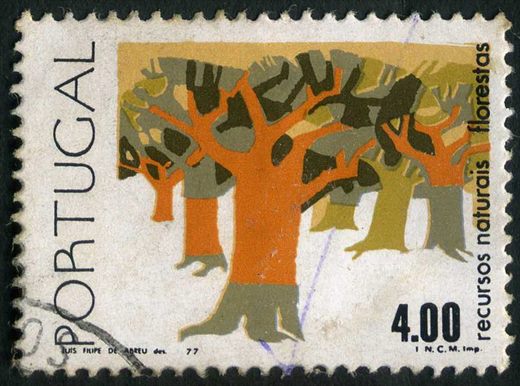 Portugal - 1977 - Recursos Naturais Florestas - 4.00