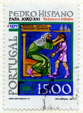 Portugal - 1977 - Pedro Hispano Papa Joao XXI - Medico e Filosofo - 15Esc00