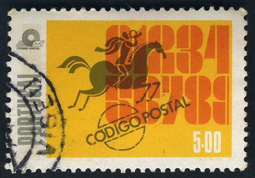 Portugal - 1978 - Codigo Postal - Mensageiro a Cavalo - 5Esc