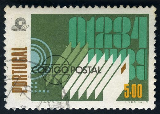 Portugal - 1978 - Codigo Postal - Setas e Numeros - 5Esc