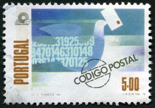 Portugal - 1978 - Codigo Postal - Pomba Correio - 5Esc