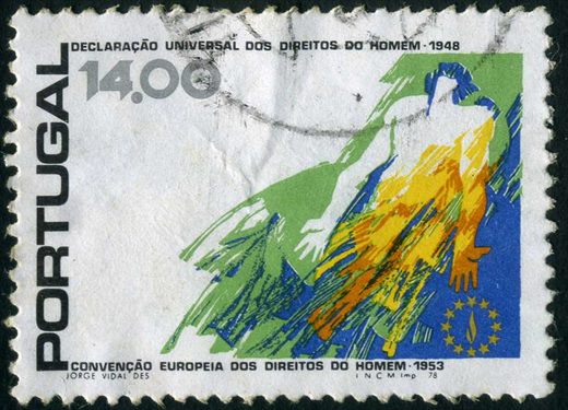 Portugal - 1978 - Direitos Humanos - Declaracao Universal e Convencao Europeia - 14Esc