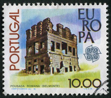 Portugal - 1978 - Europa CEPT Monumentos Pousada Romana Belmonte - 10Esc00