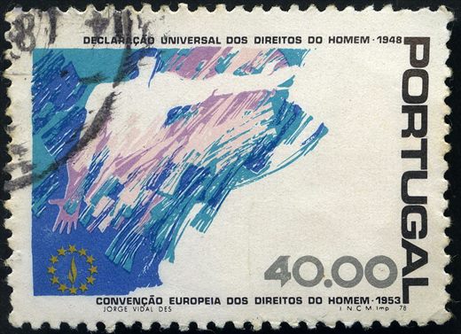 Portugal - 1978 - Direitos Humanos - Declaracao Universal e Convencao Europeia - 40Esc