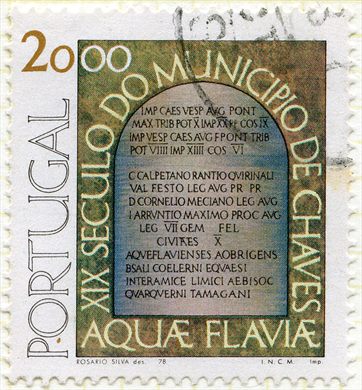 Portugal - 1978 - XIX Seculo Municipio de Chaves Aquae Flaviae - Padrao dos Povos - 20Esc