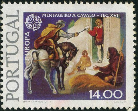 Portugal - 1979 - Europa CEPT Historia Postal Mensageiro a Cavalo - 14Esc00