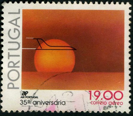 Portugal - 1979 - TAP Air Portugal 35 Aniversario Correio Aereo - 19 00
