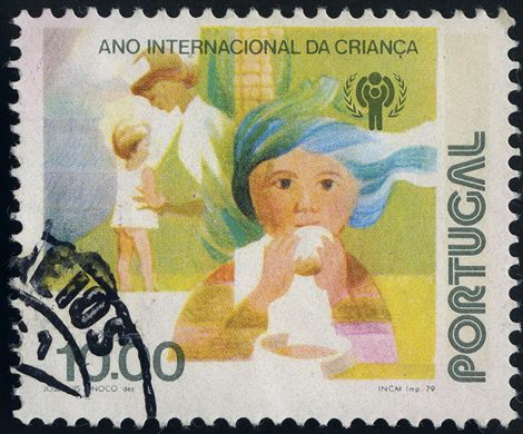 Portugal - 1979 - Ano Internacional Crianca - Crianca com Lenco - 10Esc