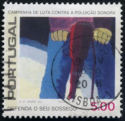 Portugal - 1979 - Campanha de Luta Contra a Poluicao Sonora - 5Esc