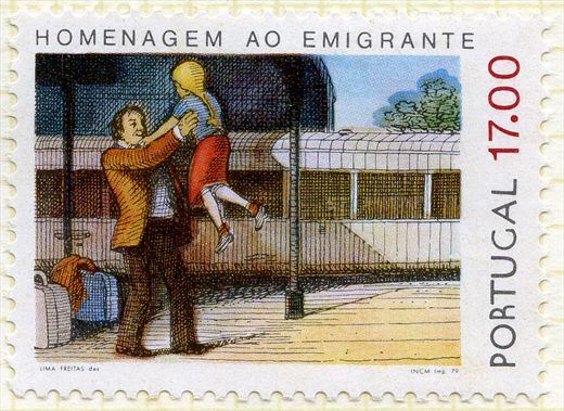 Portugal - 1979 - Homenagem ao Emigrante - Partida na Estacao - 4 00