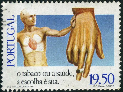 Portugal - 1980 - Tabaco ou Saude - 19 50
