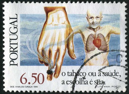 Portugal - 1980 - Tabaco ou Saude - 6 50