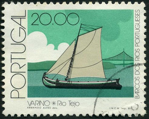 Portugal - 1981 - Barcos dos Rios Portugueses - Varino Rio Tejo - 20Esc