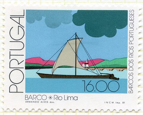 Portugal - 1981 - Barcos dos Rios Portugueses - Barco Rio Lima - 16Esc
