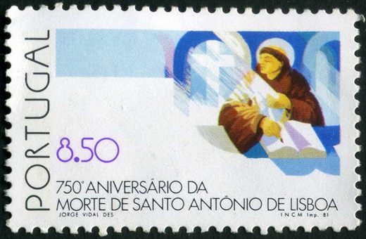 Portugal - 1981 - Morte de Santo Antonio de Lisboa 750 Anos - 8Esc50