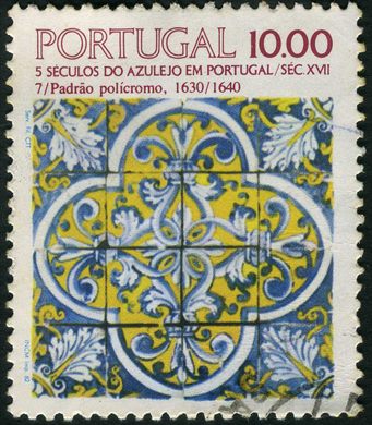 Portugal - 1982 - Azulejo Sec XVII Padrao Policromo - 10Esc