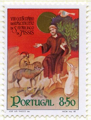 Portugal - 1982 - VIII Centenario do Nascimento de S Francisco de Assis - 8Esc50