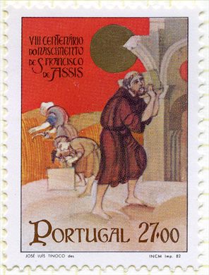 Portugal - 1982 - VIII Centenario do Nascimento de S Francisco de Assis - 27Esc00