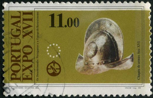 Portugal - 1983 - XVII Exposicao Europeia Os Descobrimentos Portugueses Chapeu de Armas - 11Esc00