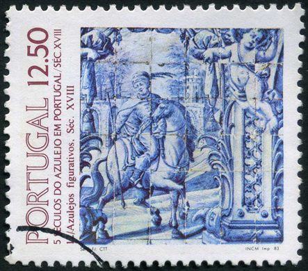 Portugal - 1983 - Azulejo Sec XVIII Figurativos 12 - 12Esc50