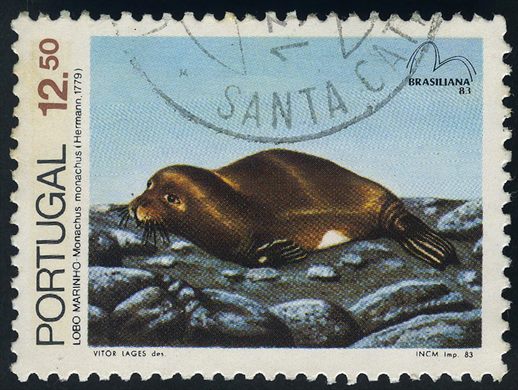 Portugal - 1983 - Mamiferos Marinhos Brasiliana 83 - Lobo Marinho - 12Esc50