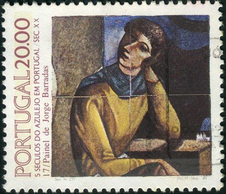 Portugal - 1985 - Azulejo Sec XX Jorge Barradas - 20Esc