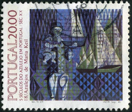 Portugal - 1985 - Azulejo Sec XX Maria Keil - 20Esc