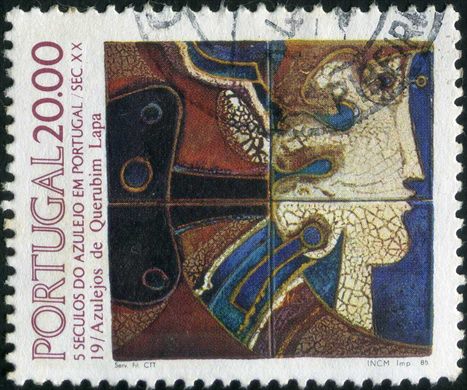 Portugal - 1985 - Azulejo Sec XX Querubim Lapa - 20Esc