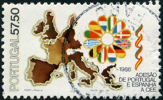 Portugal - 1986 - Adesao de Portugal e Espanha a CEE - 57Esc50