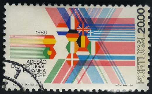 Portugal - 1986 - Adesao de Portugal e Espanha a CEE - 20Esc
