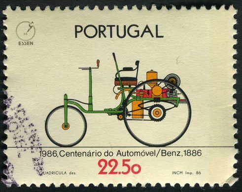 Portugal - 1986 - Centenario do Automovel Benz - 22Esc50