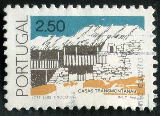 Portugal - 1986 - Arquitectura Popular Casas Transmontanas - 2.50Esc