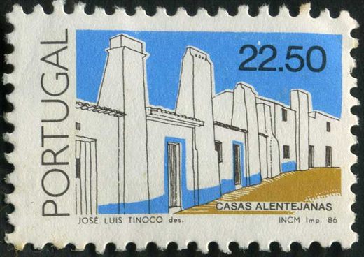 Portugal - 1986 - Arquitectura Popular Casas Alentejanas - 22.50Esc
