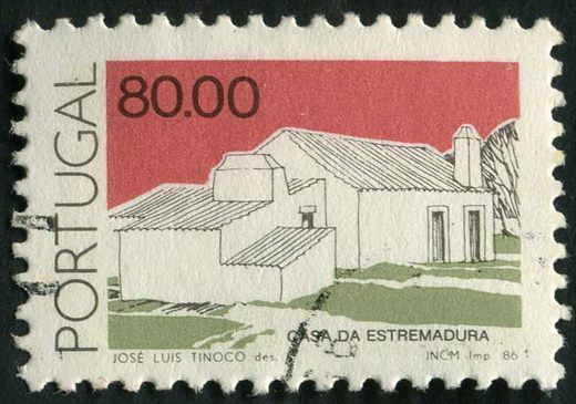 Portugal - 1986 - Arquitectura Popular Casa da Estremadura - 80.00Esc