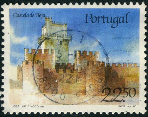 Portugal - 1986 - Castelos e Brasoes - Castelo de Beja - 22Esc50