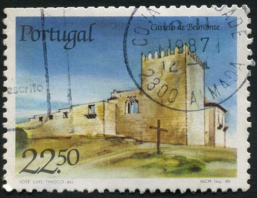 Portugal - 1986 - Castelos e Brasoes - Castelo de Belmonte - 22Esc50