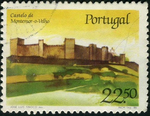 Portugal - 1986 - Castelos e Brasoes - Castelo de Montemor-o-Velho - 22Esc50