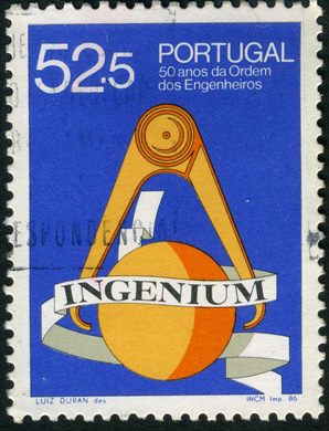 Portugal - 1986 - 50 Anos da Ordem dos Engenheiros - 52Esc50