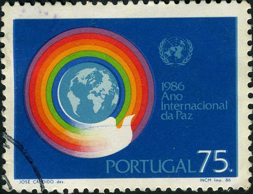 Portugal - 1986 - Ano Internacional da Paz - 75Esc