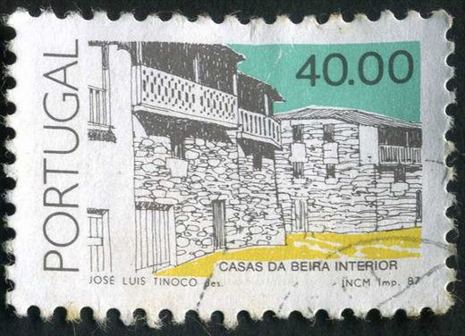 Portugal - 1987 - Arquitectura Popular Casas da Beira Interior - 40.00Esc