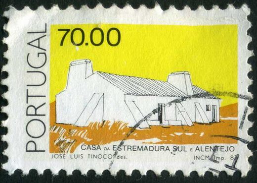 Portugal - 1987 - Arquitectura Popular Casa da Estremadura Sul e Alentejo - 70.00Esc